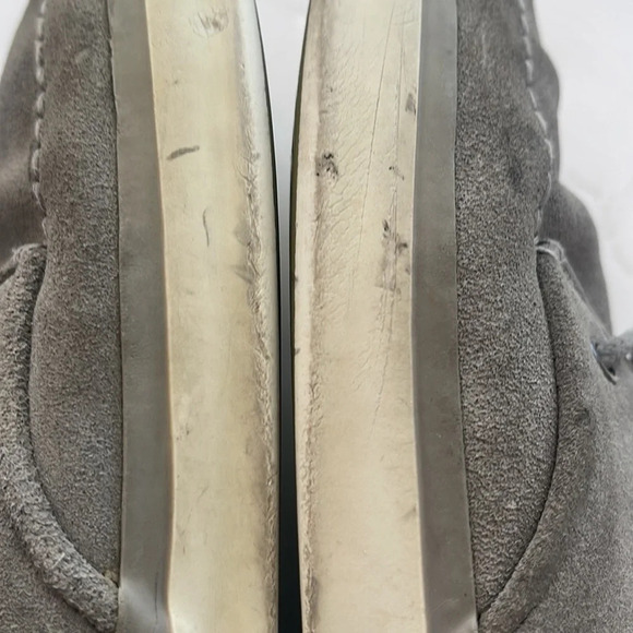 Lacoste Mens Gray Suede Lace Up Dress Sneakers Size 13 - Picture 16 of 16